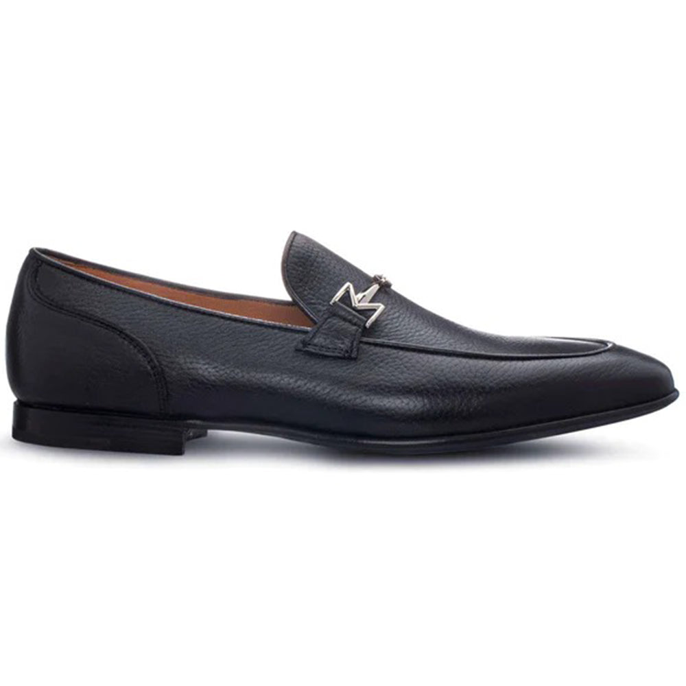 Moreschi 017532C Deerskin Loafers Navy Blue