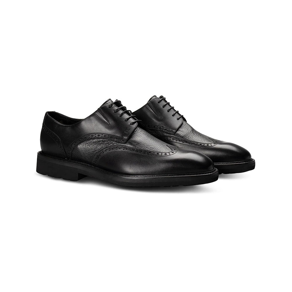 Moreschi 0191000 Leather Derby Black