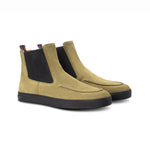 Moreschi 022354U Suede Ankle Boots Green