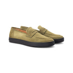 Moreschi 022354U Suede Slip-on Green