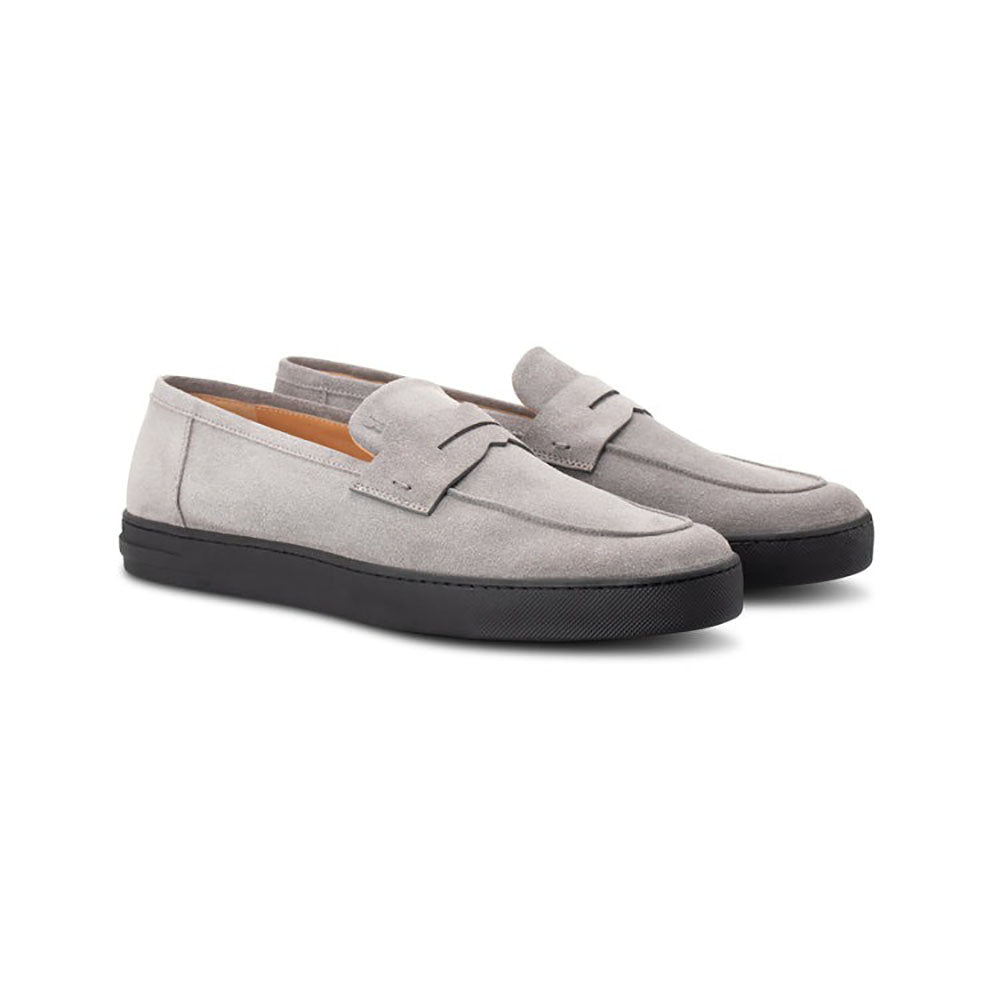 Moreschi 022405C Suede Slip-on Grey