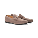 Moreschi 022410C Suede Loafers Beige
