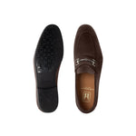 Moreschi 022412C Suede Penny Loafers Brown