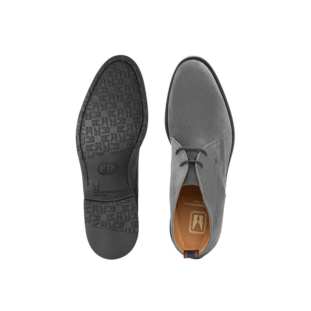 Moreschi 022424C Suede Desert Boots Grey