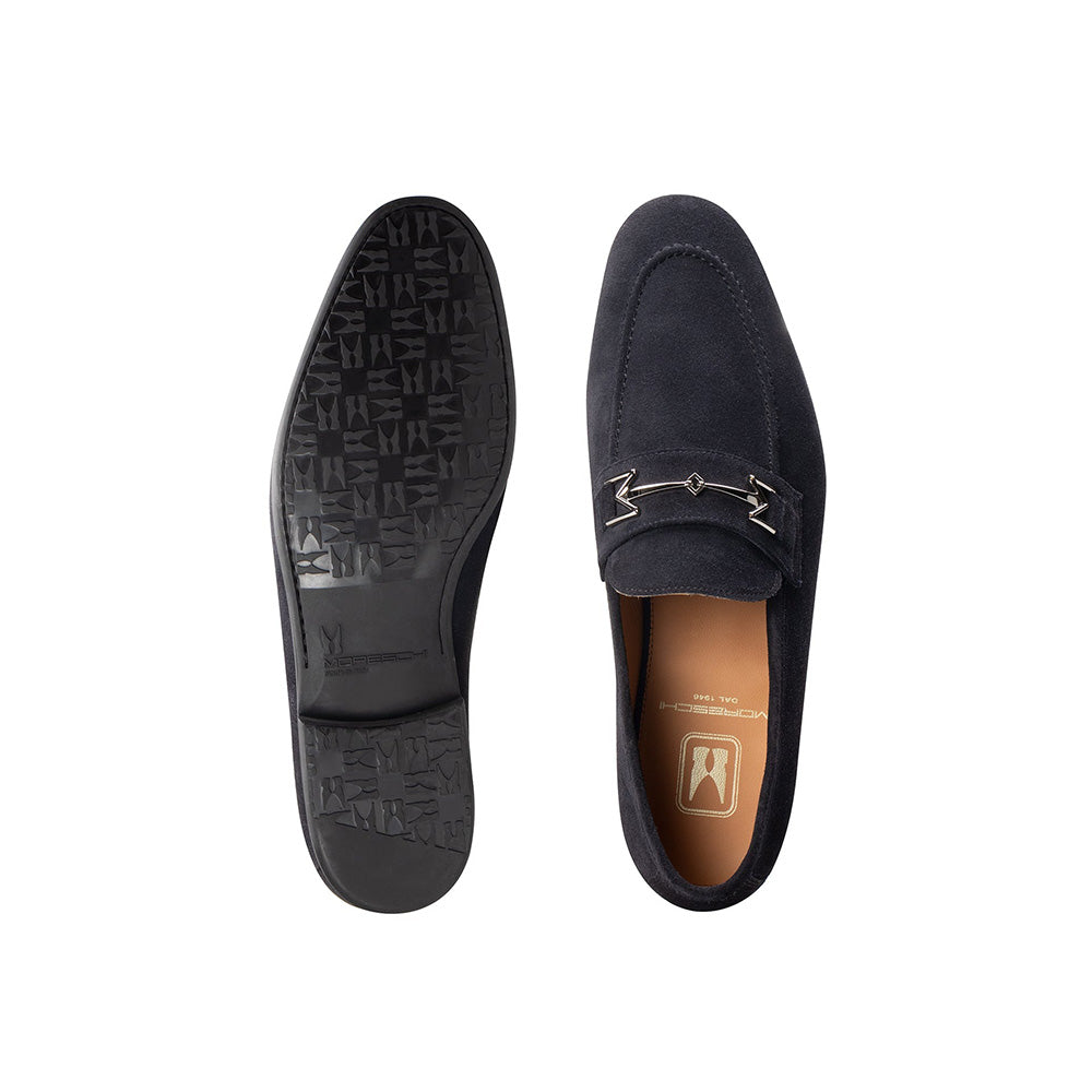 Moreschi 022426C Suede Loafers Black