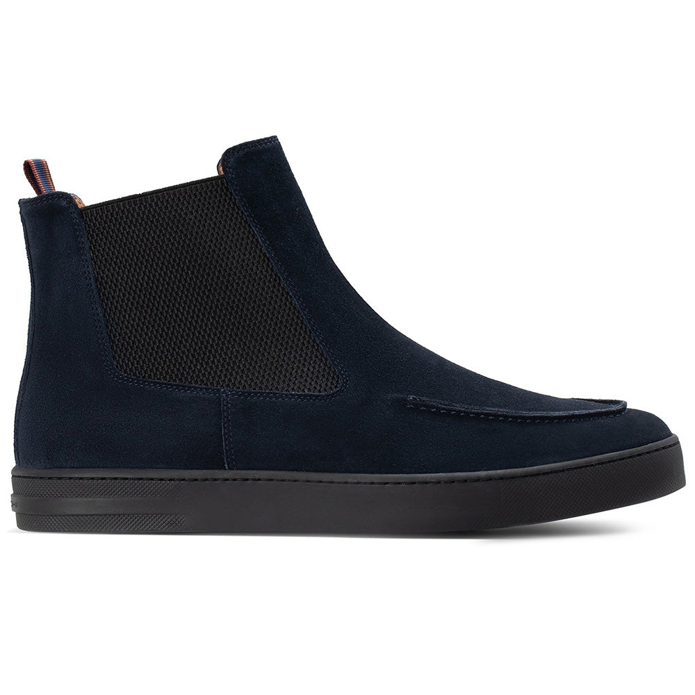 Moreschi 022532C Suede Ankle Boots Blue