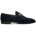 Moreschi 022532C Suede Loafers Navy Blue