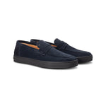 Moreschi 022532C Suede Slip-on Blue