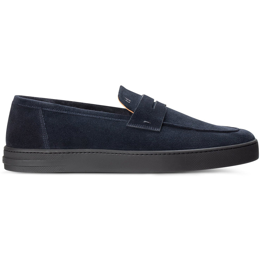 Moreschi 022532C Suede Slip-on Blue
