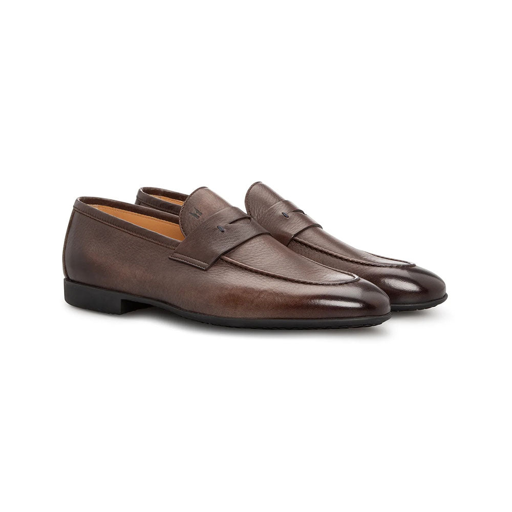 Moreschi 024412C Leather Loafers Brown