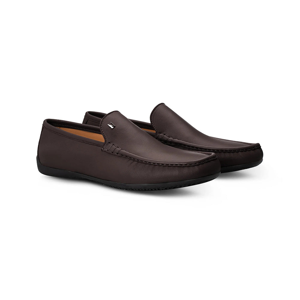 Moreschi 032412C Goatskin Drivers Dark Brown
