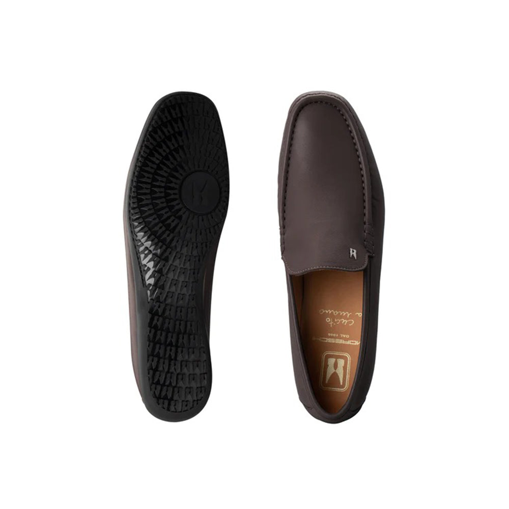 Moreschi 032412C Goatskin Drivers Dark Brown