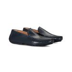 Moreschi 032532C Leather Drivers Navy Blue