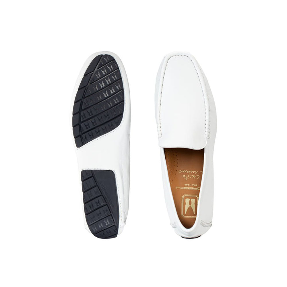 Moreschi 0329990 Leather Drivers White