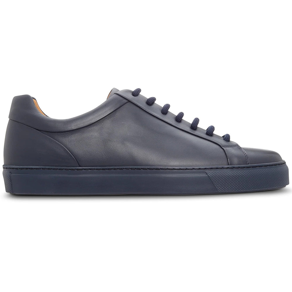 Moreschi 035532C Calfskin Sneakers Navy Blue