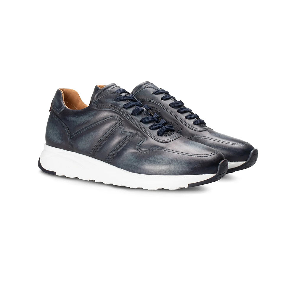 Moreschi 037532C Leather Sneakers Navy Blue