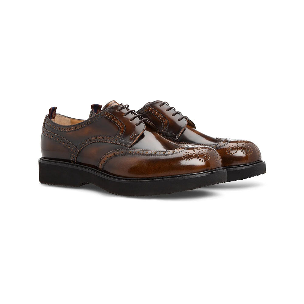 Moreschi 039146C Leather Derby Brown