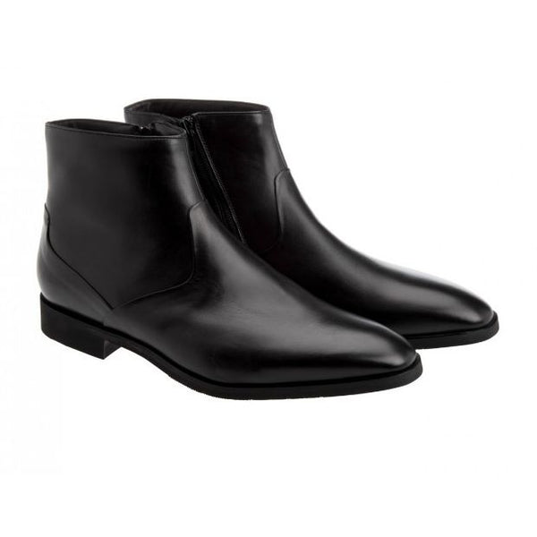 Moreschi 041767B Side Zipper Boots Black