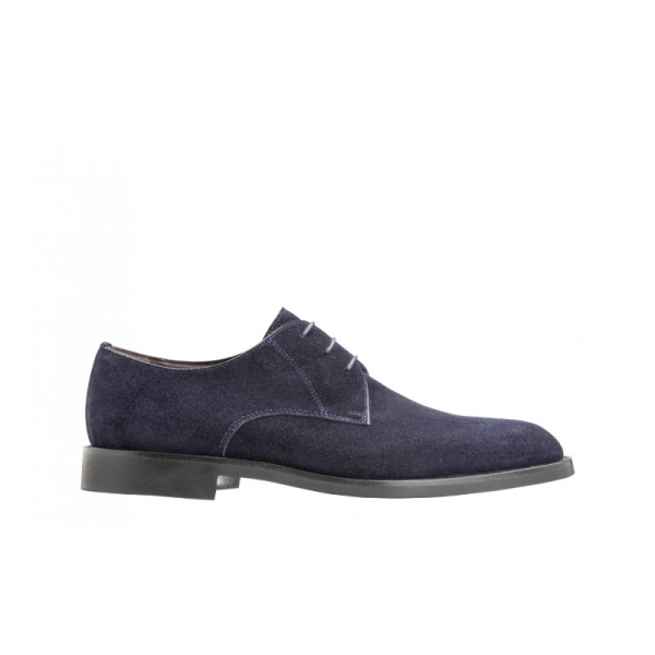 Moreschi 041774C Suede Derby Shoes Blue (SPECIAL ORDER)