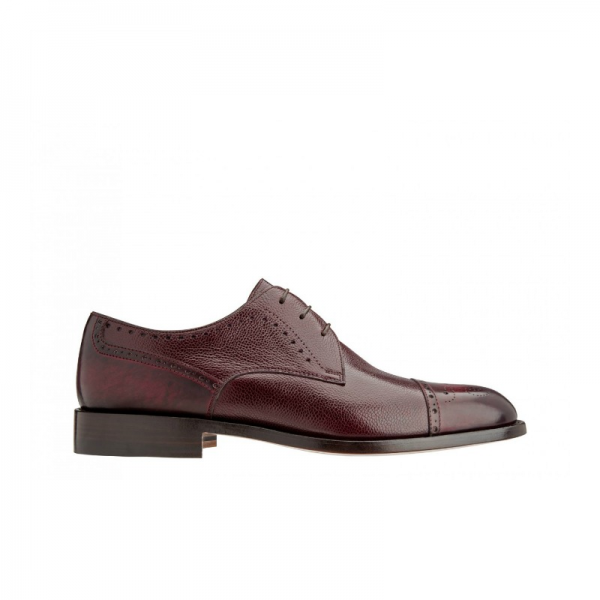 Moreschi 041778C Calfskin Derby Shoes Burgundy (SPECIAL ORDER)
