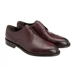 Moreschi 041778C Calfskin Derby Shoes Burgundy