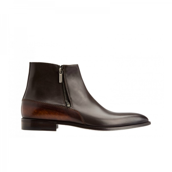 Moreschi 041787A Calfskin Side Zipper Boots (SPECIAL ORDER)