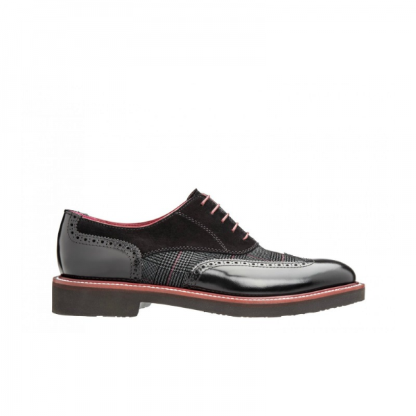 Moreschi 041832A Calfkin & Suede Shoes Black (SPECIAL ORDER) (SPECIAL ORDER)