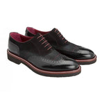 Moreschi 041832A Calfkin & Suede Shoes Black