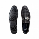 Moreschi 042174F Suede Leather Loafers Black (SPECIAL ORDER)