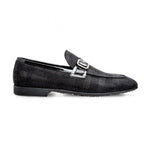 Moreschi 042174F Suede Leather Loafers Black