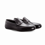 Moreschi 042250A Buffalo Leather Loafers Black (SPECIAL ORDER)