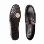 Moreschi 042250A Buffalo Leather Loafers Black (SPECIAL ORDER)