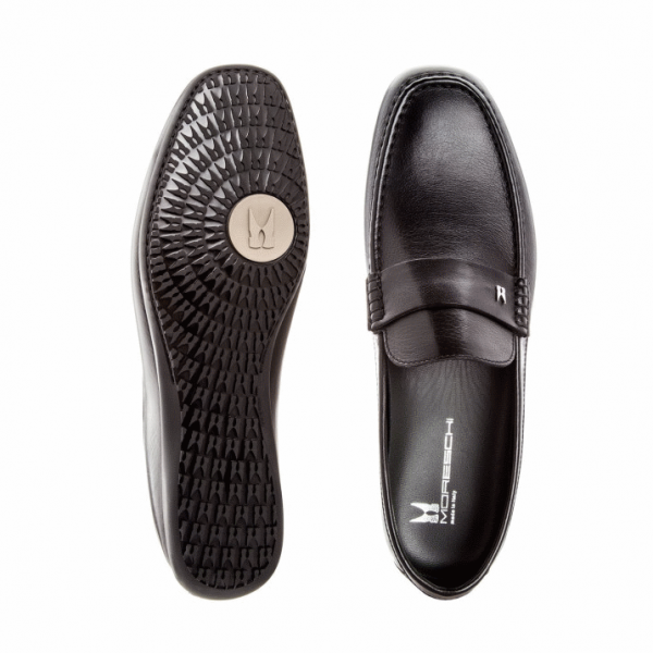Moreschi 042250A Buffalo Leather Loafers Black (SPECIAL ORDER)