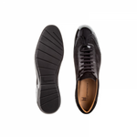 Moreschi 042323A Suede Leather sneakers with patent Leather Black (SPECIAL ORDER)