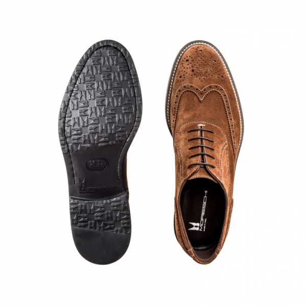 Moreschi 042382BMM Suede Leather Oxfords Brown (SPECIAL ORDER)