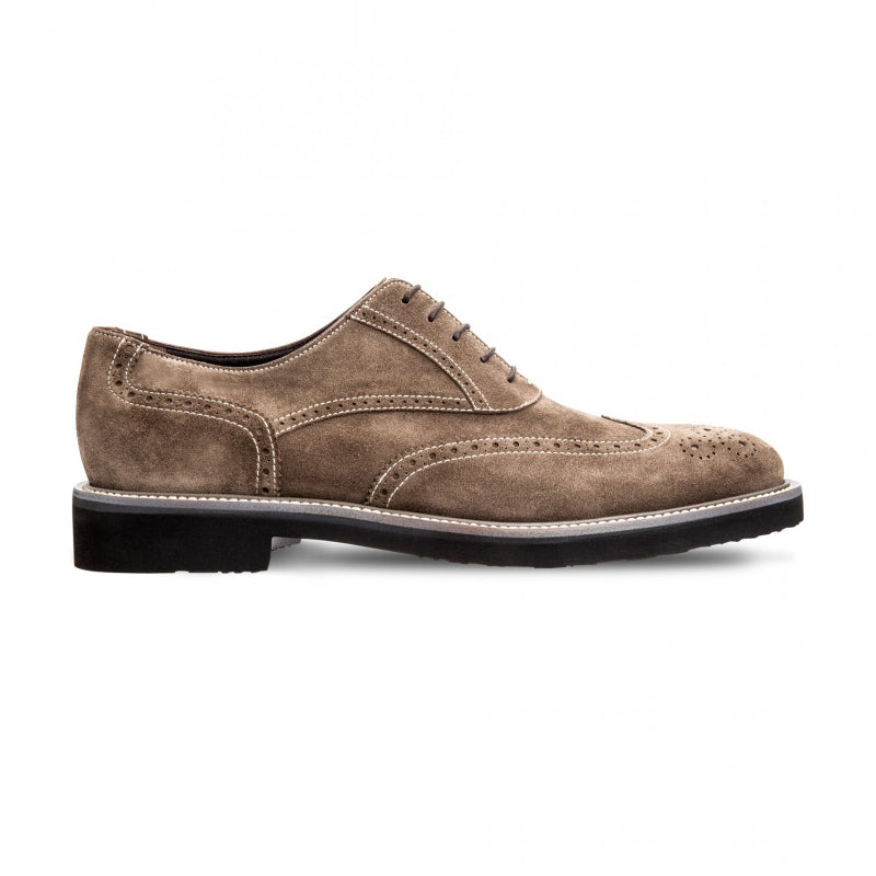 Moreschi 042382BTP Suede Leather Oxfords Beige