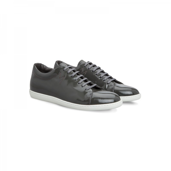 Moreschi 042540A Patent Leather sneakers Grey (SPECIAL ORDER)