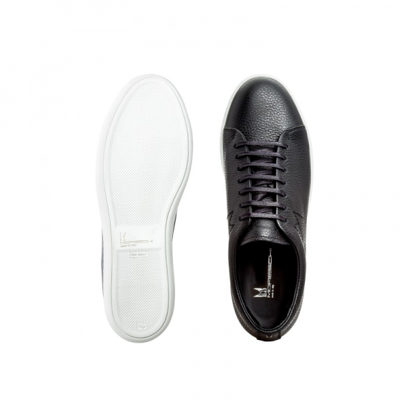 Moreschi 042540C Hammered Leather sneakers Black (SPECIAL ORDER)