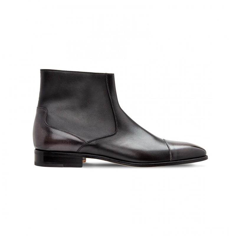Moreschi 043127A Calfskin Boots Dark Grey