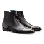 Moreschi 043127A Calfskin Boots Dark Grey
