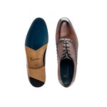 Moreschi 043128C Calfskin Oxfords Dark Brown