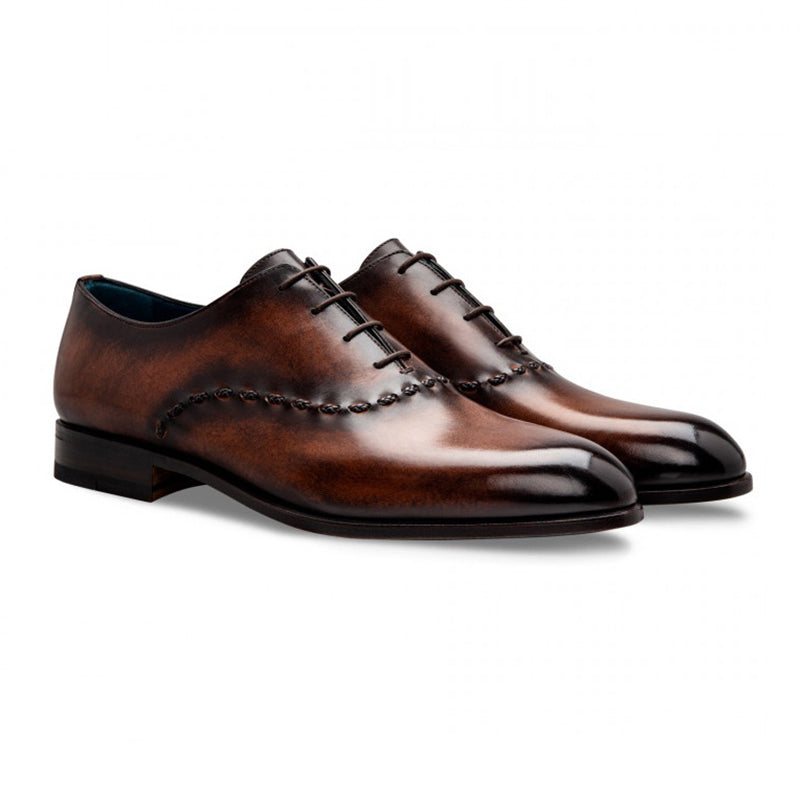 Moreschi 043128C Calfskin Oxfords Dark Brown