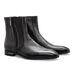 Moreschi 043134A Deerskin Boots Black