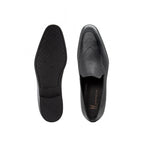 Moreschi 043141 Calfskin Loafer Shoes Black