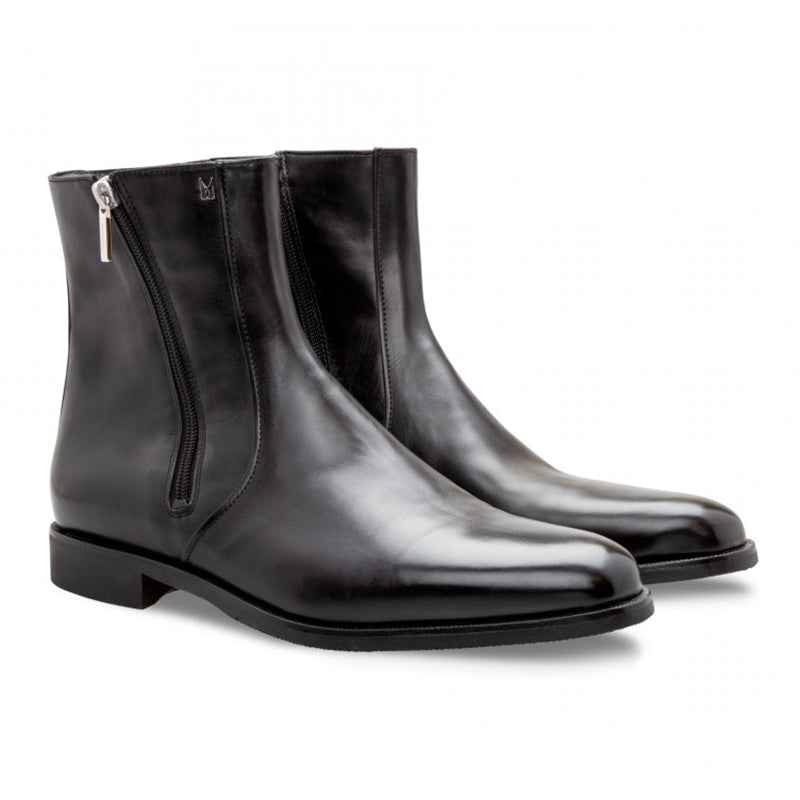 Moreschi 043145 Calfskin Boots Black