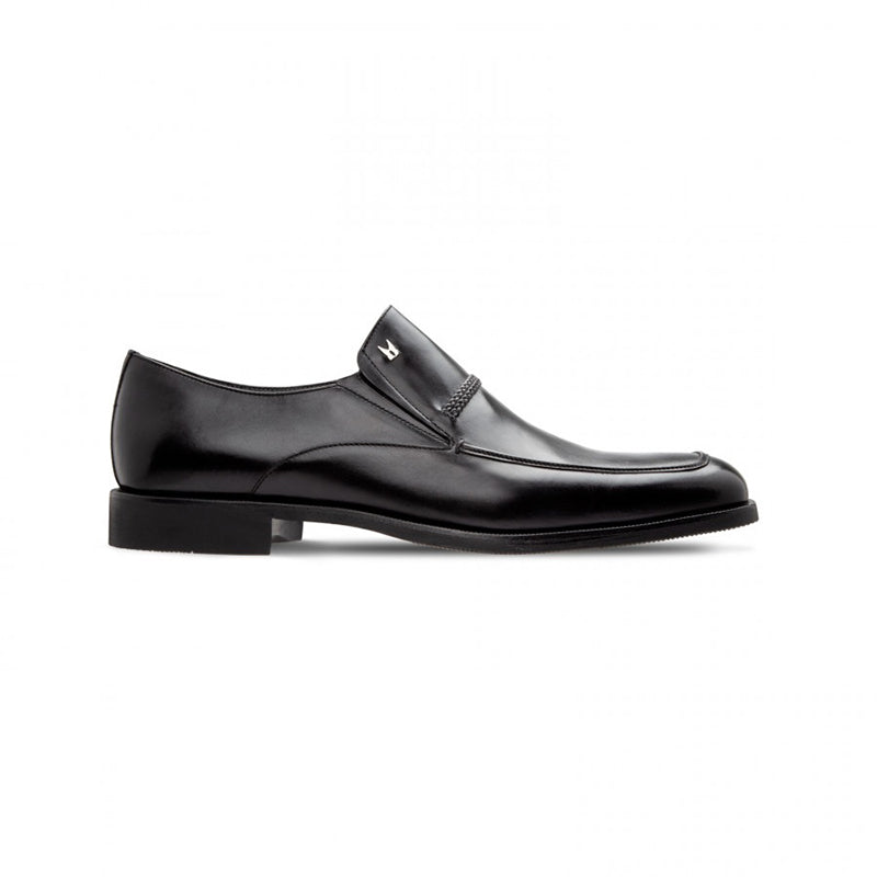 Moreschi 043148 Calfskin Loafer Shoes Black