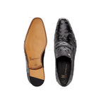 Moreschi 043149 Ostrich Loafers Black