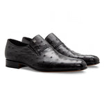 Moreschi 043149 Ostrich Loafers Black