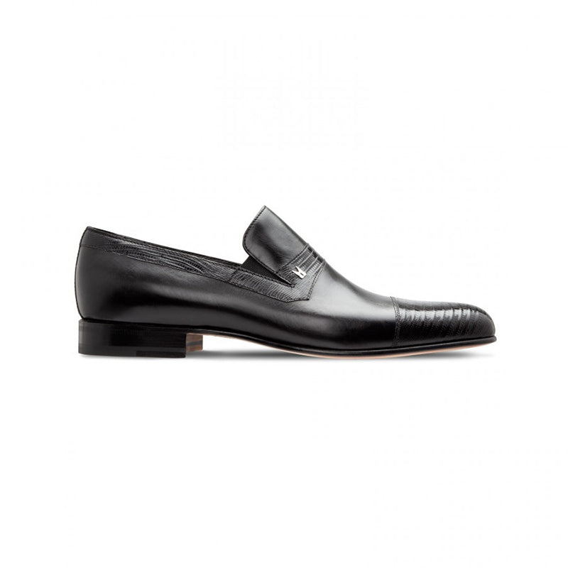 Moreschi 043153 Lizard & Loafer Shoes Black