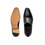 Moreschi 043153 Lizard & Loafer Shoes Black
